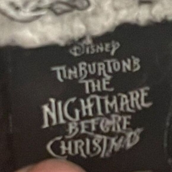 Vintage Disney Nightmare Before Christmas Jack Skellington Plush Robe SIZE L/XL - Picture 6 of 9